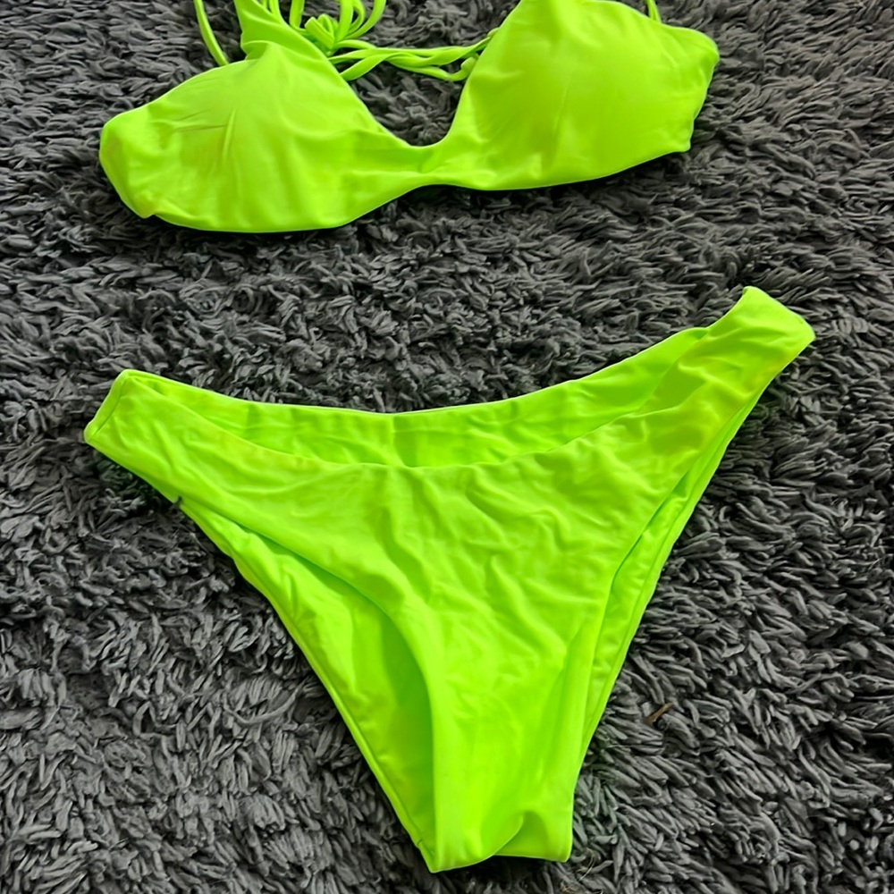 Size small green bikini